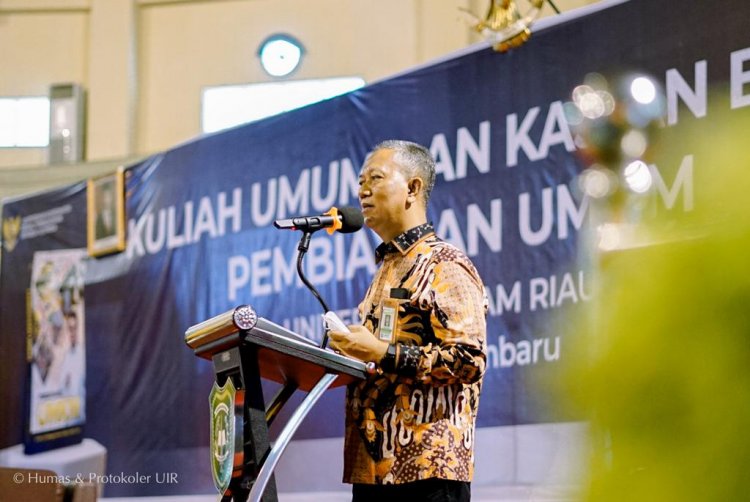 Kuliah Umum di UIR, Menko Perekonomian Dorong Kebangkitan Pelaku UMKM