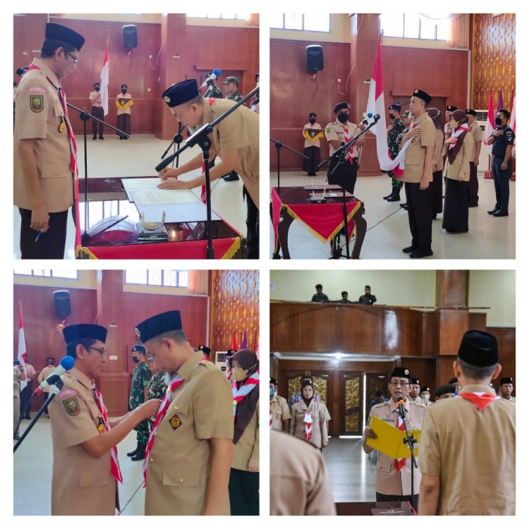Ketua Kwarda Riau lantik Walikota Dumai sebagai Ketua Mabicab Gerakan Pramuka