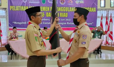 Kwarda Riau Gelar Pelatihan Manajemen Penanggulangan Bencana 