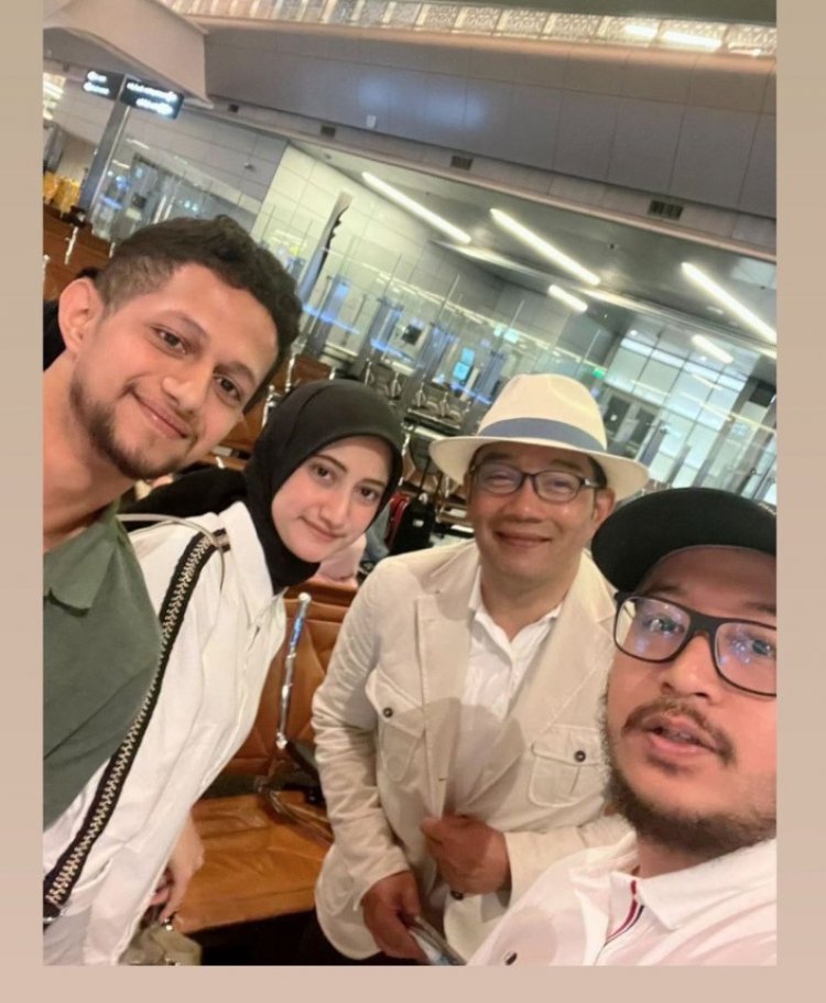 Unggah Foto Ridwan Kamil yang Matanya Sembab di Bandara Qatar, Selebgram Ini Penuh Hujatan