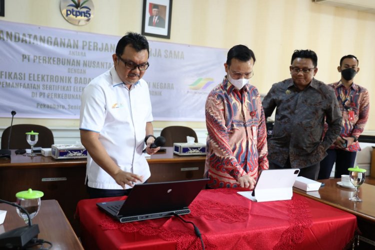 BSSN Perkuat Program Transformasi Digitalisasi PTPN V