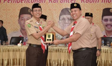 Muscab V Gerakan Pramuka Kuasing, Ka Kwarda Riau Berharap Pramuka Tampil Terdepan Mengatasi Masalah Kaum Muda