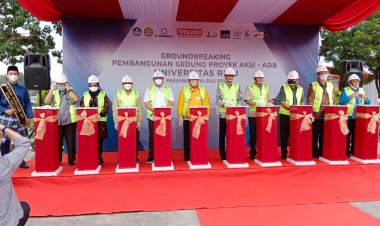 UNRI Akan Bangun 10 Gedung Dalam Groundbreaking AKSI ADB