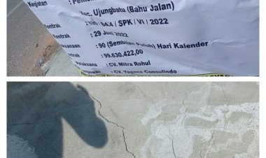 Pengerjaan Bahu Jalan Asal-asalan, Kadis PUPR Rohul Meradang 