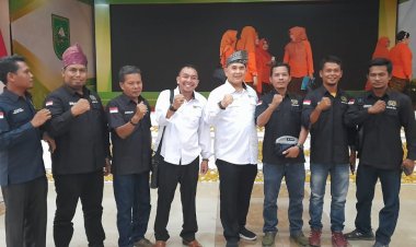 PWI Riau Periode 2022-2027 Dilantik, PWI Rohul Yakin Semakin Hebat