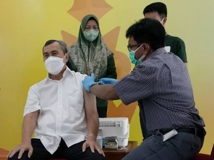 Gubri Pinta Forkopimda Masif Gerakkan Vaksinasi Booster di Riau