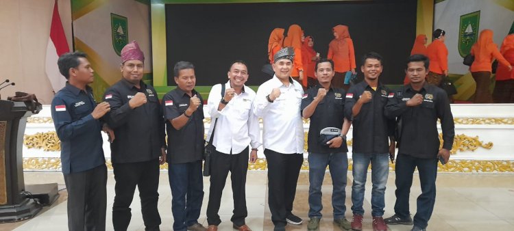 PWI Riau Periode 2022-2027 Dilantik, PWI Rohul Yakin Semakin Hebat