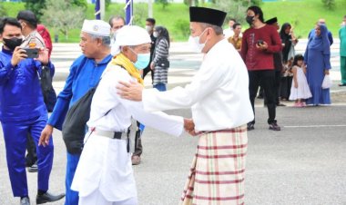 Pemkab Inhu Sambut Kedatangan Jemaah Haji dari Tanah Suci