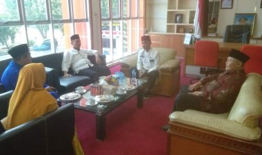 Wabup Inhu Terima Kunjungan Panitia Pospeda