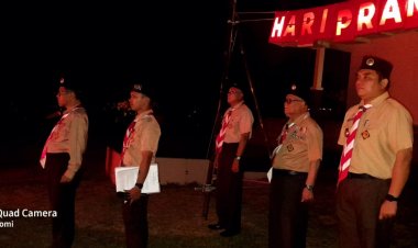 Renungan dan Ulang Janji  Sempena Peringatan Hari Pramuka ke-61 Kwarda Riau Berlangsung Khidmat