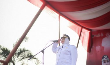 Bupati Bengkalis Irup Peringatan HUT ke-77 RI, Ajak Seluruh Komponen Bersinergi