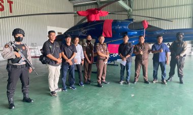 Kejagung RI Sita Helikopter Milik Tersangka SD