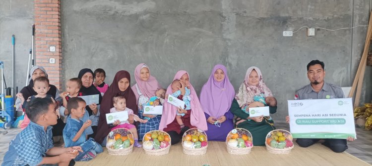 Peringati Hari ASI Sedunia, IZI Riau Support Ibu-ibu Menyusui
