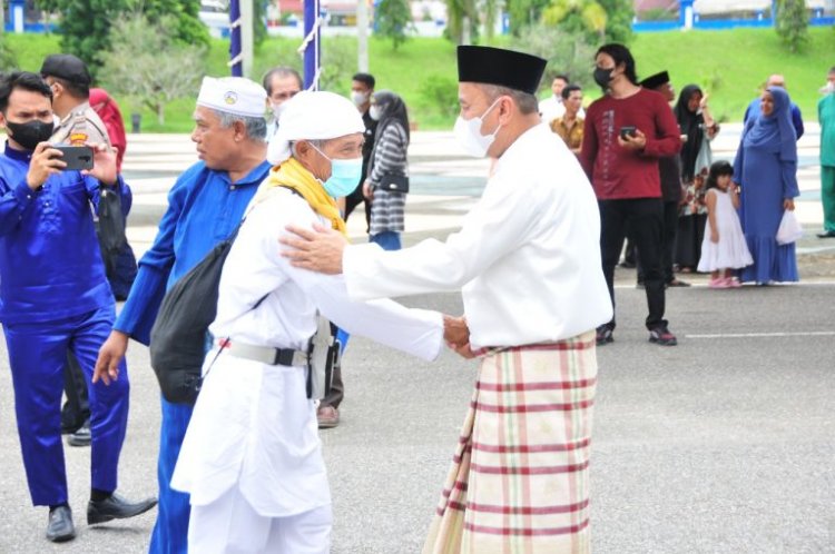 Pemkab Inhu Sambut Kedatangan Jemaah Haji dari Tanah Suci