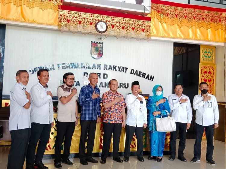Berkunjung ke DPRD Kota Pekanbaru, KPU Pekanbaru Bahasa Tahapan dan Anggaran Pilkada 2024