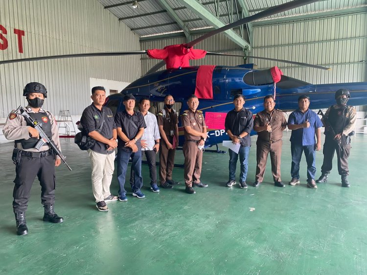 Kejagung RI Sita Helikopter Milik Tersangka SD