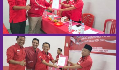 PDIP Inhu Buka Pendaftaran Caleg 2024, Khairizal dan Halason Sinaga Daftar DPRD Riau