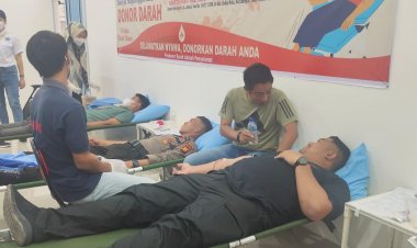 PSMTI dan PMI Inhu Gelar Donor Darah