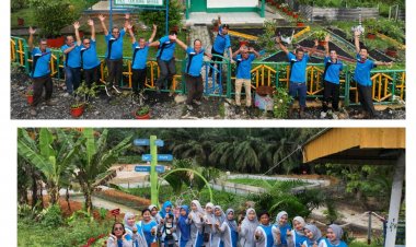 Desa Karyawan PTPN V Raih Sertifikat Proklim Utama