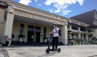 Inisiasi Perubahan, Karyawan BUMN di Pekanbaru Beralih ke Skuter Listrik