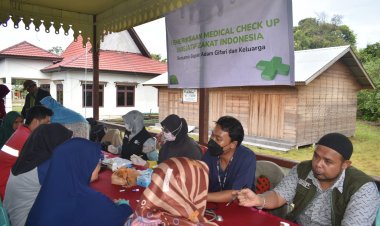Izi Riau Bersama Adam Gifari Adakan Layanan Kesehatan Gratis di Desa Pedalaman Kepulauan Meranti