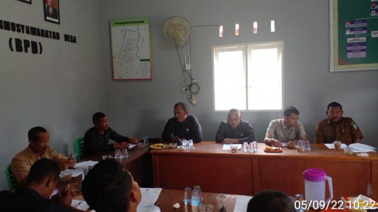 BPD Berancah Sahkan Perdes Tentang Pelestarian Lingkungan Hidup