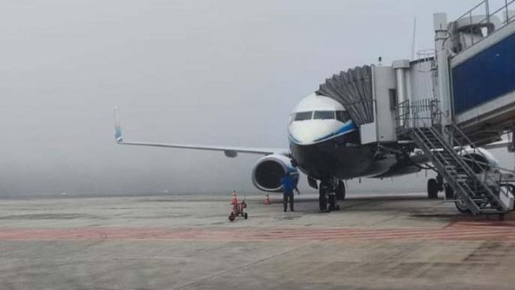 Kabut Tebal Melanda, Bandara SSK II Pekanbaru Tunda Penerbangan