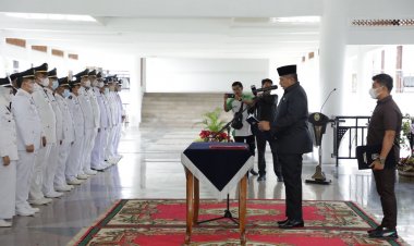 135 Pejabat Pemkab Siak Dilantik, Bupati Sebut Penyegaran Birokrasi