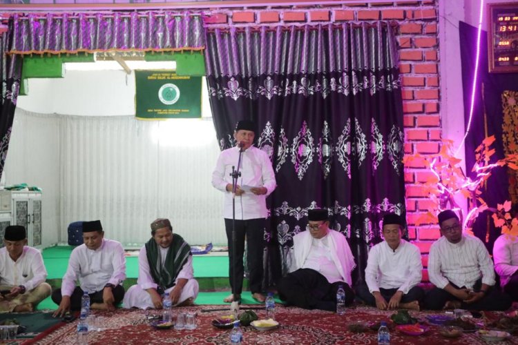 Wabup Rohul Hadiri Maulid Nabi Muhammad SAW di Desa Tapung Jaya