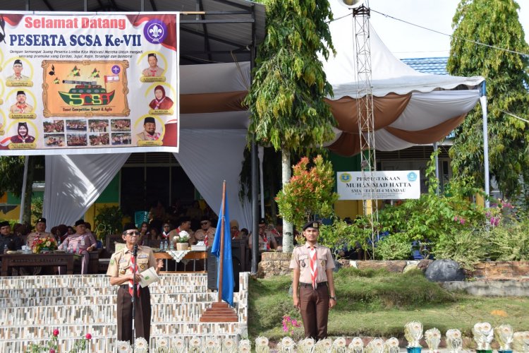 Lomba SCSA VII Gudep Mandau Dibuka, Ketua Kwarda Riau: Pramuka Bikin Bahagia