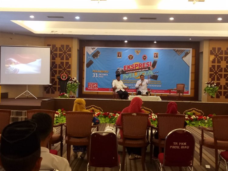 Lewat Ekspresi Indonesia Muda, Milenial Riau Diajak Cegah Radikalisme dan Terorisme