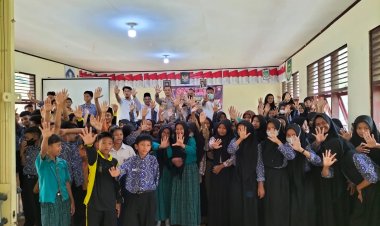 Polsek Tandun Sosialisasikan Bahaya Narkoba ke Siswa SMPN 2