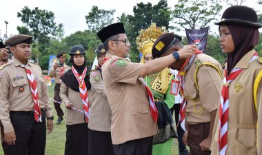 Buka Pertika V UIN Suska, Gubri Akui Pramuka Ikut  Membangun Masyarakat Lewat Semangat Goro