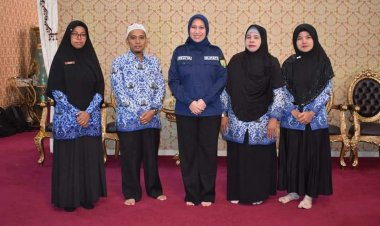 Bupati Inhu Lepas Kafilah MTQ Korpri Nasional