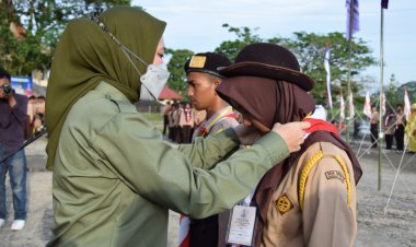 Bupati Inhu Buka Perkemahan Saka Pariwisata, Ini Harapannya