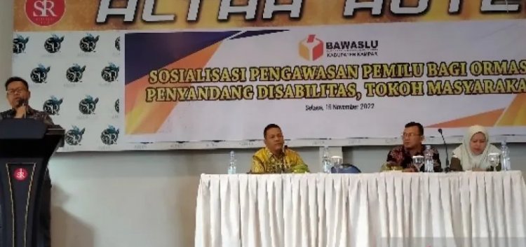 Wujudkan Pemilu Jurdil, Masyarakat Diminta Berpartisipasi Awasi Pemilu