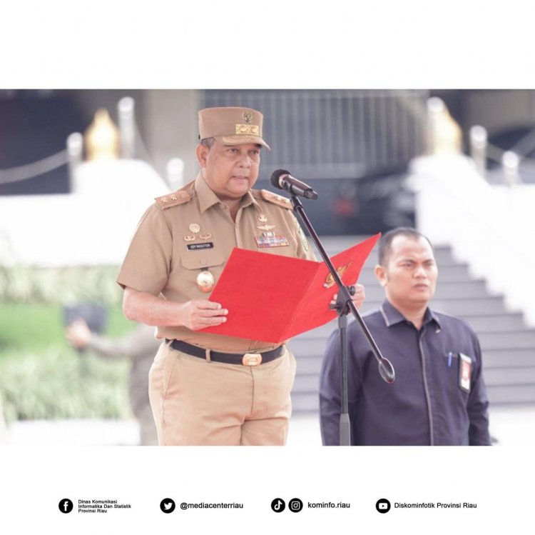 Wagubri Pimpin Upacara Peringatan HKN ke-58, Ini Tiga Pesannya Untuk Insan Kesehatan