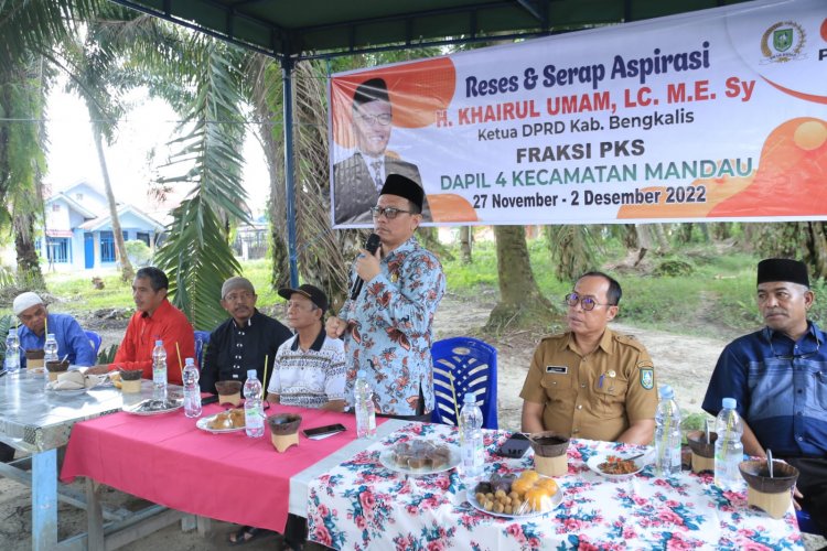 Reses Khairul Umam, Masyarakat Duri Timur Siap Menangkan PKS di 2024
