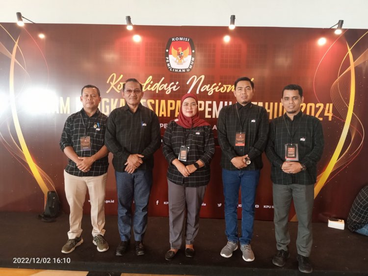 KPU Kampar Hadiri Konsolnas KPU se-Indonesia, Satukan Persepsi Sukseskan Pemilu 2024
