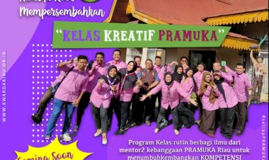 Buruan Daftar, Kwarda Riau Buka Kelas Kreatif Pramuka