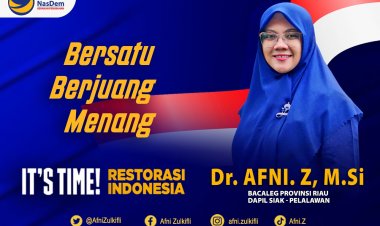Gabung Nasdem, Dr Afni Mantap Nyaleg ke Provinsi Riau