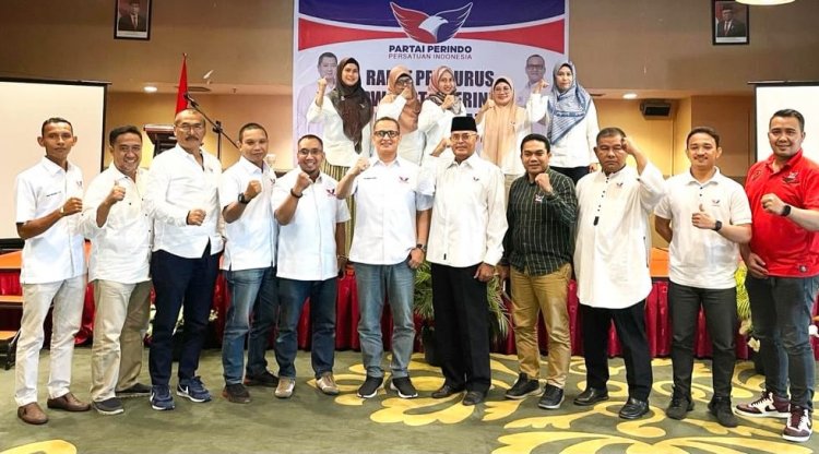 Rapat Konsolidasi, DPW Partai Perindo Riau Umumkan Nama Pengurus Baru