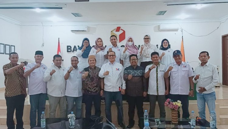 Silaturahmi ke Bawaslu, DPW Partai Perindo Riau Siap Hadapi Pemilu 2024