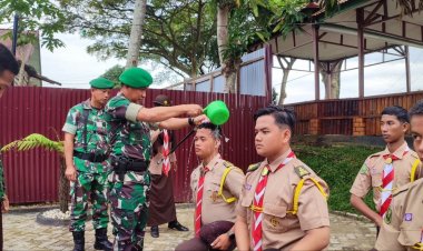 Dandim Kukuhkan 39 Anggota Saka Wira Kartika Kodim 0313/KPR, Minta Banyak Berkarya 