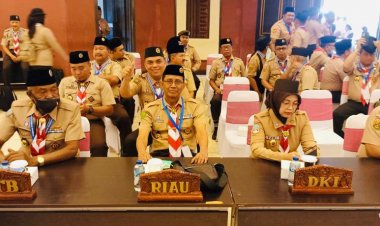 Pimpinan Kwarda Riau Ikuti Rakernas Gerakan Pramuka