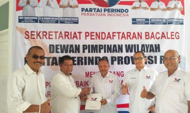 Maju Dari Dapil Pekanbaru, T Razmara Daftar Bacaleg ke Partai Perindo Riau