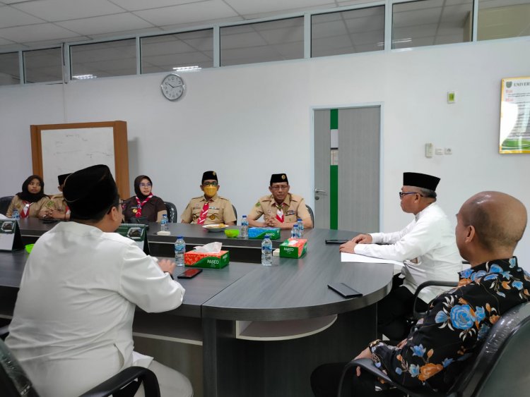 Audiensi Kwarda Riau, Rektor UIR Sambut Baik Usulan PMB Jalur Pramuka Berprestasi