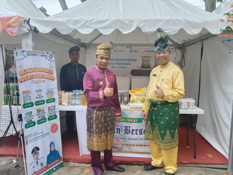 Stand Bazar Pangan Disketapang di Arena MTQ ke-55 Tingkat Pekanbaru Diapresiasi Pj Wali Kota Pekanbaru Apresiasi