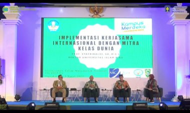 Rektor UIR Sampaikan Implementasi dan Pencapaian kerjasama Internasional dalam Munas BKSPTIS XIII