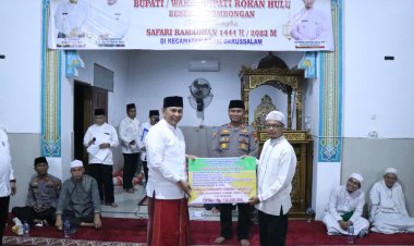 Safari Ramadan di Desa Sontang, Wabup Rohul Indra Gunawan Membangun Silaturahmi dengan Masyarakat